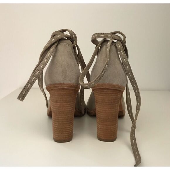 FRYE Ash Suzie Pickstitch Lug Peeptoe  Sandal - Picture 5 of 9